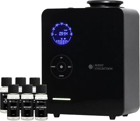 2026 Upgraded Waterless Diffuser, 2000 Sq.Ft Cold Air Scent Diffuser 7 Fragrance Levels, Timer Settings, Scent Diffuser for Home, Hotel Scent Waterless Diffuser for Large Room in Saudi Arabia