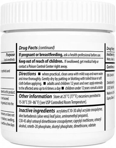Oxify 5% Lidocaine Anorectal Cream for Hemorrhoids – Fast-Acting Lidocaine Cream for Itch Relief | 6oz (170g) in Saudi Arabia