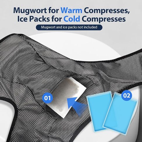 Shoulder Heating Pad with Massager, Shoulders Massager with Heat, Portable Shoulder Brace with Magnetic Detachable Remote Control, 5 Heat & 5 Vibration Modes, Adjustable Size for Men and Women in Saudi Arabia