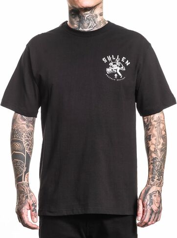 تي شيرت Sullen الرجالي Knuckle Busters Trade Made Capsule Tattoo Lifestyle Graphic Standard بأكمام قصيرة in Kuwait