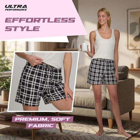 Ultra Performance Womens Pajama Set 2 Pack Yummy Short Sleeve PJ Tank Sets Women’s Lounge PJ’s Pajamas Soft PJs for Women in Saudi Arabia