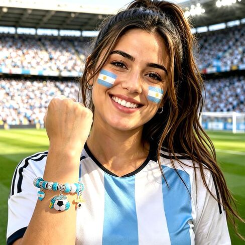 أساور كأس العالم لكرة القدم للنساء 2026 سوار يوم اللعبة هدية رياضية لكرة القدم للمشجعين in Kuwait
