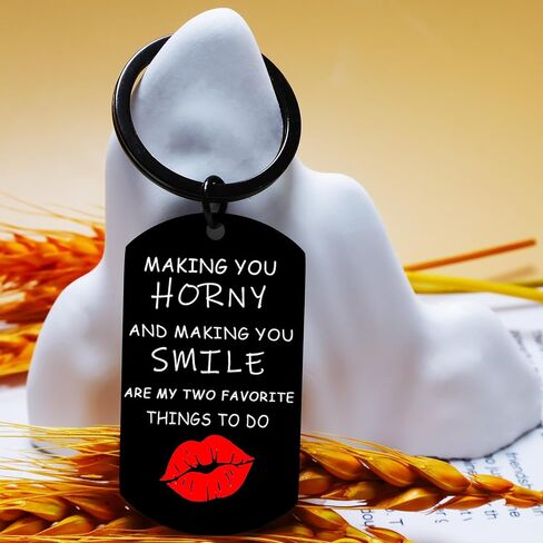 Sexy Keychain Gifts For Him boyfriend gift ideas Valentine's Day gift For Boyfriend Husband Wife Her Girlfriend Christmas Birthday Gift Ideas Cute Little Boyfriend Keychain Mens Birthday Gift Ideas in Saudi Arabia
