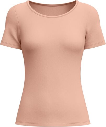 Calida Women's Natural Comfort Short Sleeve Shirt | 92% Supima Cotton 8% Elastane | Ultra-Flat Seams | Oeko-TEX Certified in Saudi Arabia