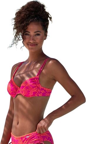 LASCANA Women's Tropical Underwire Bikini Top in Kuwait