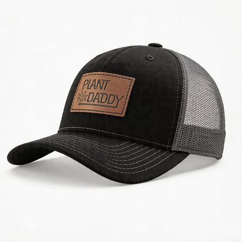 Gardening Gifts for Men, Plant Daddy Trucker Hat Classic Adjustable Gardenfather Snapback Baseball Cap Black in Saudi Arabia