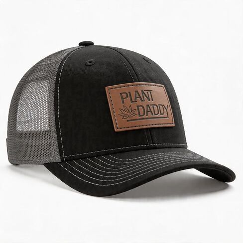 Gardening Gifts for Men, Plant Daddy Trucker Hat Classic Adjustable Gardenfather Snapback Baseball Cap Black in Saudi Arabia