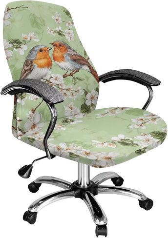 Cow Print Universal Office Chair Cover Stretchable Elastic Desk Chair Cover Dustproof Computer Chairs Slipcover in Kuwait