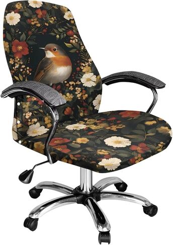 Cow Print Universal Office Chair Cover Stretchable Elastic Desk Chair Cover Dustproof Computer Chairs Slipcover in Kuwait