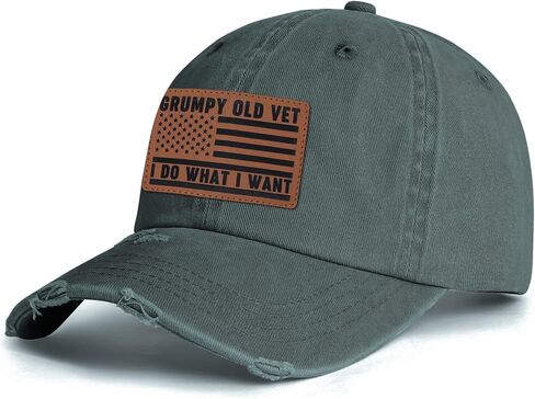 Unisex Adjustable Patriotic Veterans Baseball Cap Veteran Hats, Birthday, Father's Day and Veterans Day Gift for Men in Saudi Arabia