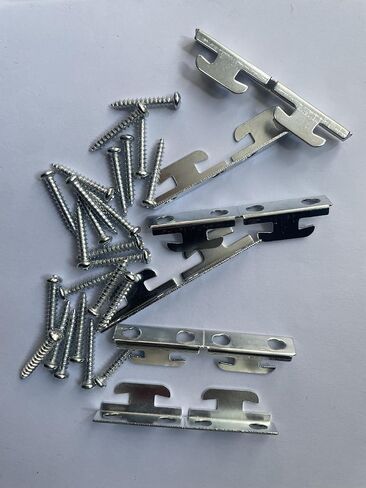 12 Pack Heavy Duty Single Curtain Rod Brackets Wall Hook Hardware Kit with Screws for Drapes & Blinds in Kuwait