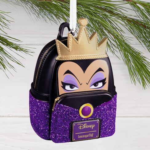 زينة عيد الميلاد المميزة، زينة حقيبة الظهر Loungefly Disney Villains Evil Queen، هدايا لمحبي ديزني in Kuwait