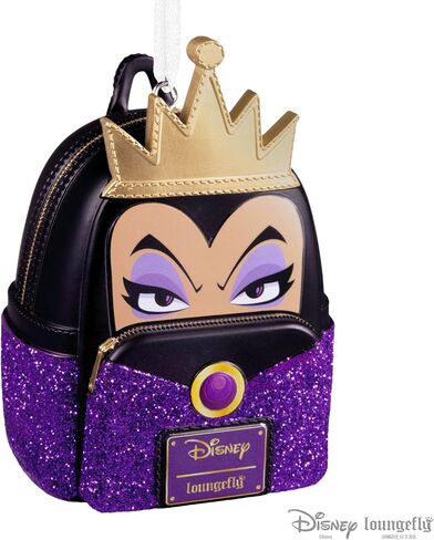 زينة عيد الميلاد المميزة، زينة حقيبة الظهر Loungefly Disney Villains Evil Queen، هدايا لمحبي ديزني in Kuwait