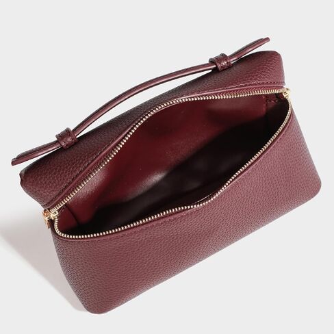 Genuine Leather Bags for Women Small Crossbody Top Handle Pouch Purse Shoulder Bag Luxury in Saudi Arabia