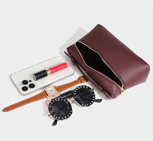 Genuine Leather Bags for Women Small Crossbody Top Handle Pouch Purse Shoulder Bag Luxury in Saudi Arabia