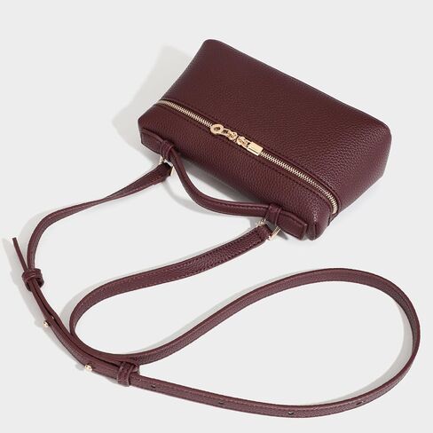 Genuine Leather Bags for Women Small Crossbody Top Handle Pouch Purse Shoulder Bag Luxury in Saudi Arabia