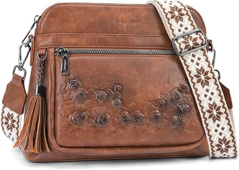 MEITRUE Crossbody Purse for Women Vegan Leather Cross Body Purse with Adjustable Strap Shoulder Handbags in Saudi Arabia