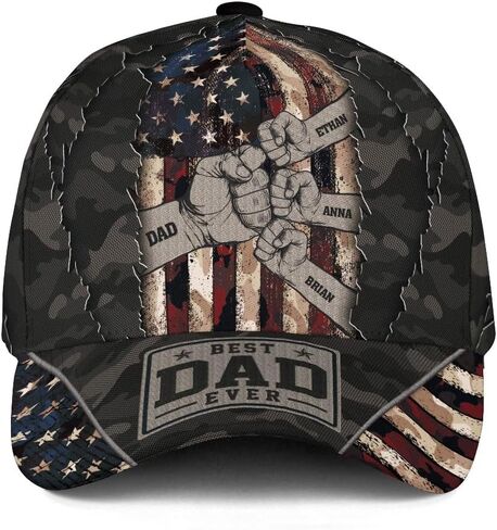 Custom Papa Hats, Personalized Daddy Hat, Customized Dad Hat, Personalized Fathers Day Hat, Fist Bump Hat in Saudi Arabia