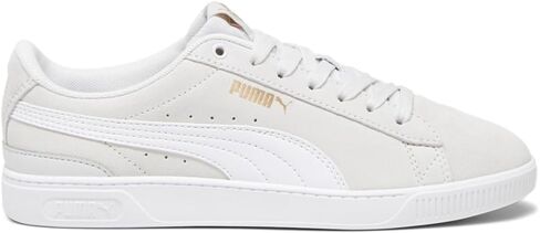 حذاء رياضي نسائي من PUMA Vikky V3 برباط كاجوال - أبيض فاتح - مقاس 8.5 M in Kuwait