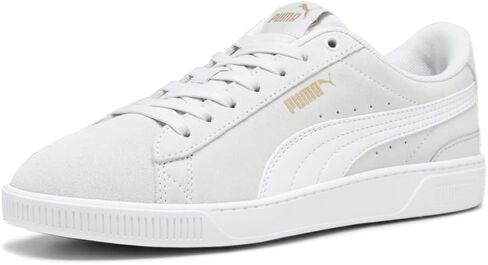 حذاء رياضي نسائي من PUMA Vikky V3 برباط كاجوال - أبيض فاتح - مقاس 8.5 M in Kuwait
