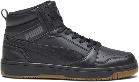 PUMA Mens Rebound V6 Mid Lace Up Basketball Sneakers Shoes Casual in Saudi Arabia
