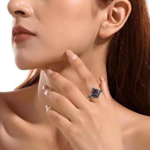 Witches Knot Ring for Women,Wicca Witchcraft Celtic Amulet Nudo de Bruja Ring Vintage Jewelry Gift in Saudi Arabia