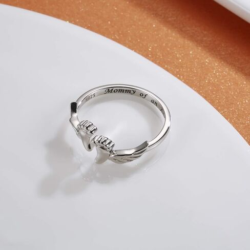 Miscarriage Gifts for Mothers Mommy of an Angel Ring Pregnancy Loss Memorial Sympathy Jewelry for Mom Women in Kuwait