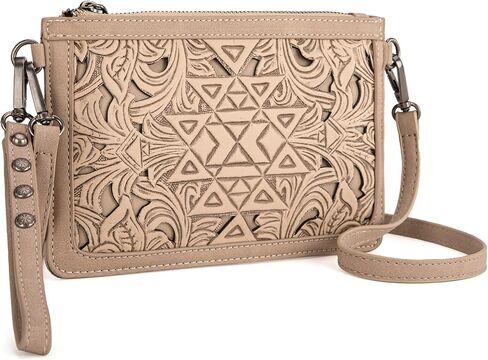 Trinity Ranch Tooling Crossbody Western Crossbody Handbag for Women in Kuwait