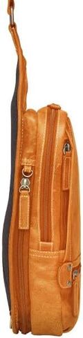Slim Crossbody Concealed Carry Purse Distressed Caramel Buffalo GTM-CZY/108 in Kuwait