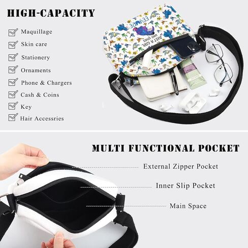 BDPWSS Donkey Crossbody Bag Just a Gi-rl Who Loves Donkey Gift Donkey Lover Gift Donkey Fans Gift Cartoon Character Fan Gift in Kuwait