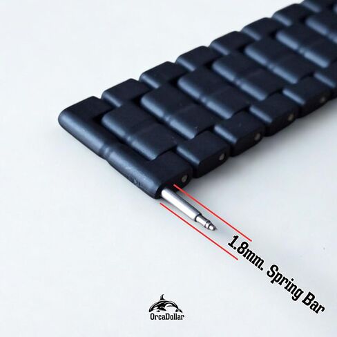 23mm Poly Carbonate Bracelet Watch Band For Luminox 3050 3950 Navy Seal COLORMARK features a 1.8mm Spring bar and V-Clasp double lock buckle Stainless Steel. Straight End link perfectly your watch 23mm.(Modal:LUMI 01C) in Saudi Arabia