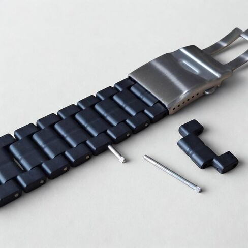 23mm Poly Carbonate Bracelet Watch Band For Luminox 3050 3950 Navy Seal COLORMARK features a 1.8mm Spring bar and V-Clasp double lock buckle Stainless Steel. Straight End link perfectly your watch 23mm.(Modal:LUMI 01C) in Saudi Arabia