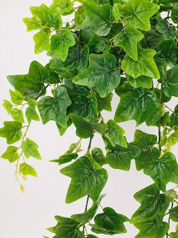 LCG Florals نبات معلق مزيف، شجيرة اللبلاب الصناعية 32 بوصة - كرمة اللبلاب الصناعية للديكور الداخلي، جذع أخضر واقعي للمزارعين والأرفف والنباتات المعلقة على الحائط (بدون وعاء) in Kuwait