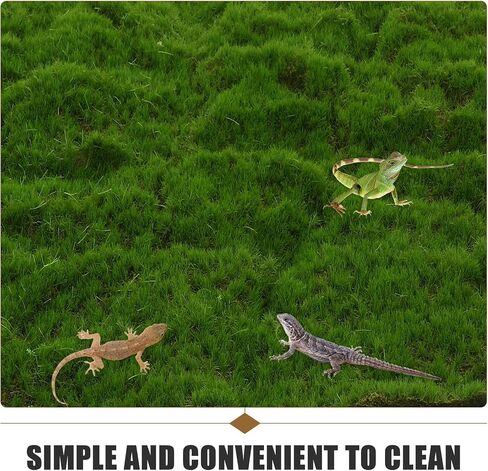 Artificial Moss Mat - Realistic Fake Moss Carpet for Garden Decor Indoor Outdoor Craft Projects Soft Decorative Green Landscape 11.81X11.81In in Kuwait