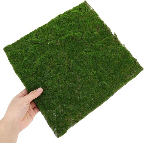 Artificial Moss Mat - Realistic Fake Moss Carpet for Garden Decor Indoor Outdoor Craft Projects Soft Decorative Green Landscape 11.81X11.81In in Kuwait
