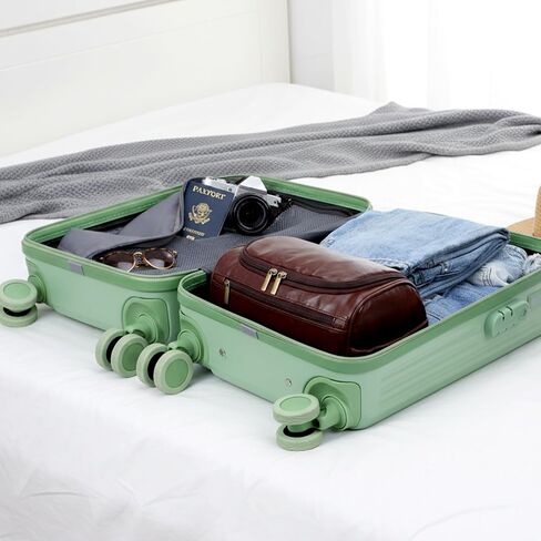 6 Pack Premium Groomsmen Toiletry Bags - PU Leather Travel Shaving Kit with Hook, Wedding Proposal Gift Set for Men, Father, Best Man (Dark Brown) in Saudi Arabia