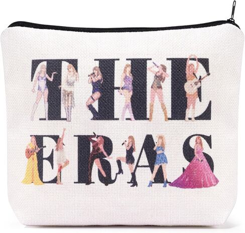 Frerdui Music Lover Makeup Bag Gifts for Women, Singer Makeup Bags, Singer Merch Cosmetic Bag for Next Era, Gift for Women Friends Birthday Mother's Day Nurse Graduation Gift for Her Music Lovers in Saudi Arabia