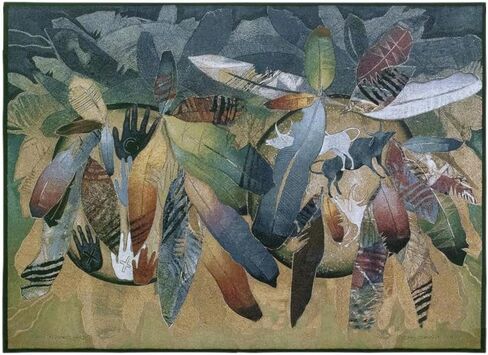 Valiance by David Manje - Woven Tapestry Wall Art Hanging - Bold Native American Feathered Shield Artwork - Cotton Made in the USA (53x38) in Saudi Arabia