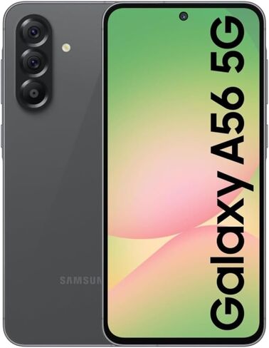 Samsung Galaxy A56 5G AI (لـ Tmobile Mint Tello & Global) (256GB + 8GB) إصدار LATINA NFC غير مقفل SM-A566E/DS 6.6 "120Hz 50MP Triple (Graphite رائع) in Kuwait
