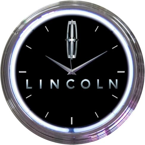 Ford Lincoln Neon Clock in Saudi Arabia