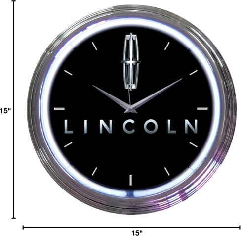 Ford Lincoln Neon Clock in Saudi Arabia