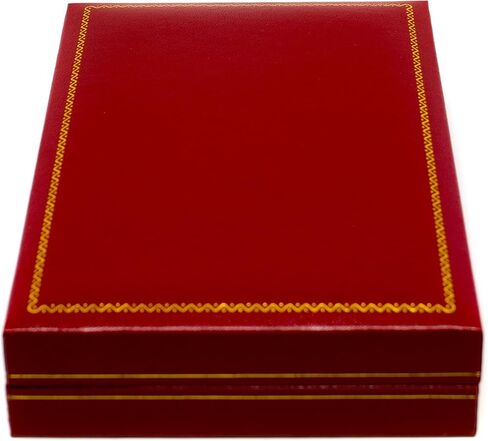 Novel Box Black Jewelry Box for Necklace 4.4x6.25x1.4 Inch - Faux Leatherette Jewelry Display Gift Boxes - Soft Velvet Interior Necklace/Pendant Storage Cases for Proposal Engagement in Saudi Arabia