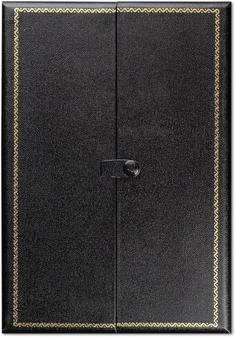 Novel Box Black Jewelry Box for Necklace 4.4x6.25x1.4 Inch - Faux Leatherette Jewelry Display Gift Boxes - Soft Velvet Interior Necklace/Pendant Storage Cases for Proposal Engagement in Saudi Arabia
