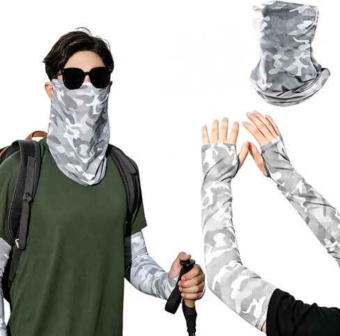 Ice Silk Sun Protection Arm Sleeves (Loose Fit) in Kuwait