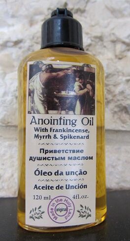 LION OF JUDAH MARKET Anointing Oil with Frankincense, Myrrh and Spikenard 120ml Jerusalem Anointing Oil in Saudi Arabia