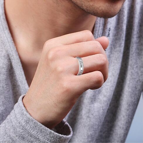 Let Them Anxiety Ring 925 Sterling Silver Let Them Jewelry Hope Rings for Women in Saudi Arabia