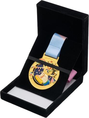 3 Pcs Single Medal Display Storage Box for Runners, All Sports Winners, Military Awards (Black) in Saudi Arabia