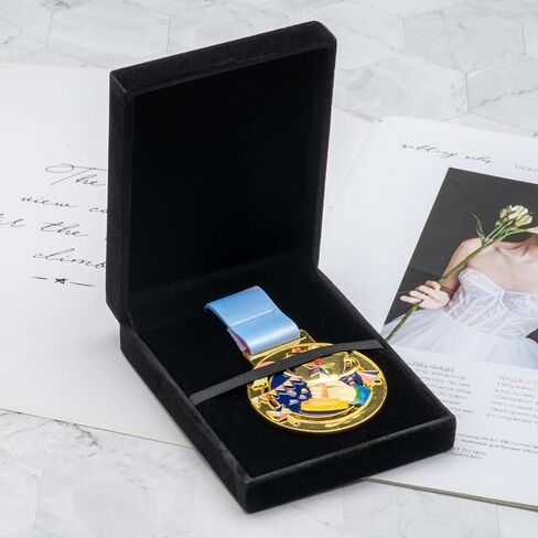 3 Pcs Single Medal Display Storage Box for Runners, All Sports Winners, Military Awards (Black) in Saudi Arabia