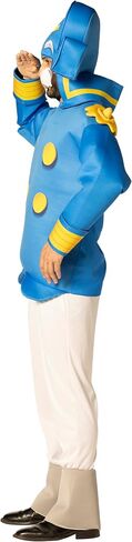 Cap'n Crunch Cereal Sea Captain Character Halloween Costume, Men's Adult One Size in Saudi Arabia