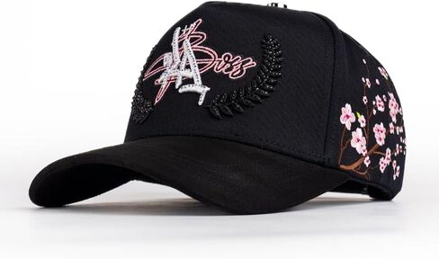 BIGG BOSS L A Flores Black- Premium Hat for Men,Caps for Any Occasion, Men's Baseball Cap, Men's Caps Adjustable, Men Hats Black Snapback in Saudi Arabia